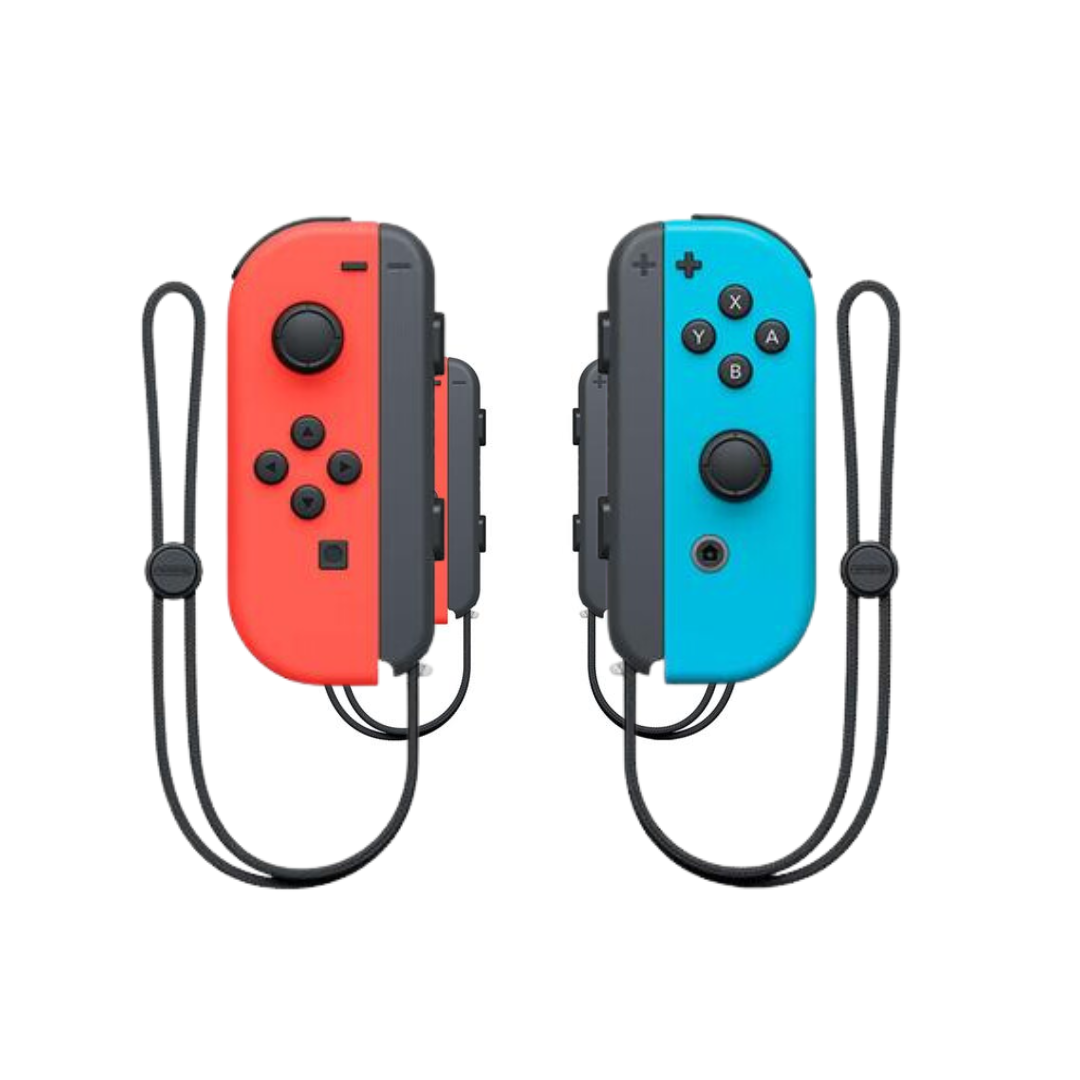  จอยเกมไร้สาย Nintendo Switch Joy Controller สีนีออน แดง/ฟ้า